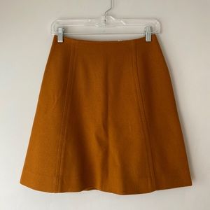 Vintage Mustard Mini Skirt